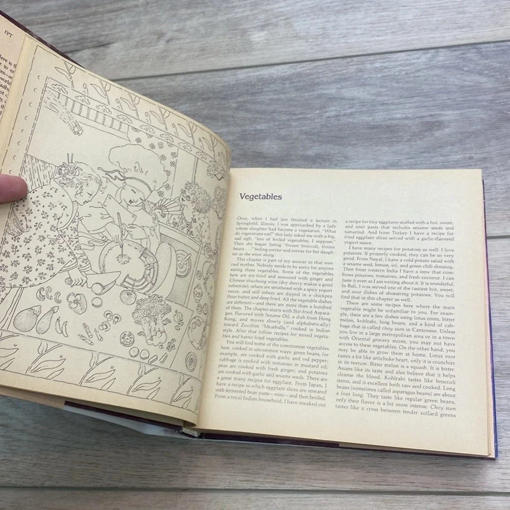 1st Ed/PRT Madhur Jaffrey's World‎ Of the East Vegetarian CookBook Hard Cover